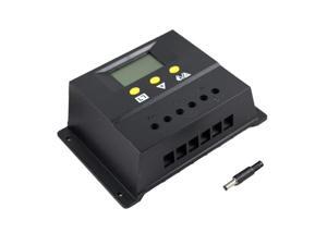 Solar Charge Controller 60A PWM 50V PV Input 12V / 24V 1360W Solar Panel Charging Regulators with LCD Monitor Overload Protection Temperature Compensation Solar Charge Controller 60A PWM 50V PV Input 12V / 24V 1360W Solar Panel Charging Regulators with LCD Monitor Overload Protection Temperature Compensation