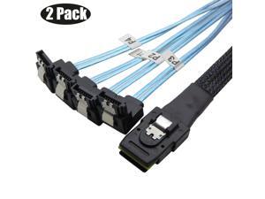Werleo 2 Packs 3.3ft Mini SAS to 4 SATA Cable sas breakout cable Mini SAS Male SFF-8087 to 4 SATA female Cable Multi-Lane Mini SAS Host Internal Cable to target HDD Hard Drive Splitter Cable Werleo 2 Packs 3.3ft Mini SAS to 4 SATA Cable sas breakout cable Mini SAS Male SFF-8087 to 4 SATA female Cable Multi-Lane Mini SAS Host Internal Cable to target HDD Hard Drive Splitter Cable