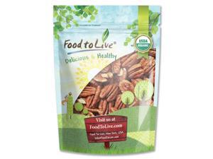 Certified Organic Pecans by Food to Live (Raw, No Shell, Kosher) — 3 Pounds Certified Organic Pecans by Food to Live (Raw, No Shell, Kosher) — 3 Pounds