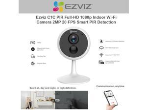 EzViz C1C Indoor Security Camera 1080p HD WiFi with Smart PIR Detection Works with Alexa & Google Assistant