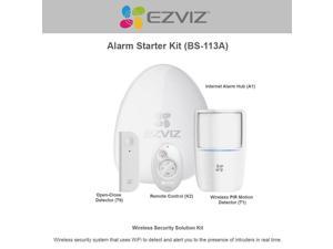 EzViz BS-113A Alarm Starter Kit Wireless alarm kit Hub + PIR Sensor + Door/window Sensor + Remote