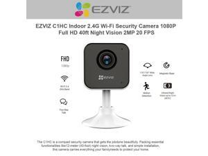 EzViz C1HC 1080p High Definition Indoor WiFi Camera Baby Monitor, Smart Motion Detection, Two-Way Audio, 40ft Night Vision, Works with Alexa & Google Assistant EzViz C1HC 1080p High Definition Indoor WiFi Camera Baby Monitor, Smart Motion Detection, Two-Way Audio, 40ft Night Vision, Works with Alexa & Google Assistant