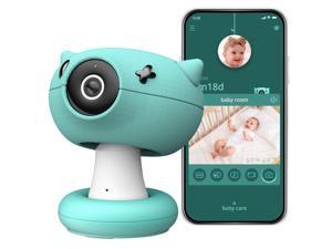Pixsee Smart Video Baby Monitor | Full HD Camera and Audio with Night Vision, Cry Detection, Temperature & Humidity Sensors and 2 Way Talk, Encrypted Wireless WiFi for Phone App