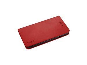 Reiko iPhone 6 Plus Flip Folio Case With Card Holder In Red