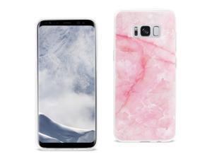 Reiko Samsung Galaxy S8 Edge/ S8 Plus Streak Marble Cover In Pink
