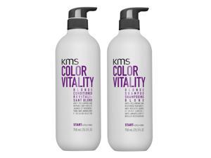 KMS California Color Vitality Blonde Shampoo & Conditioner Duo 25.3oz set KMS California Color Vitality Blonde Shampoo & Conditioner Duo 25.3oz set