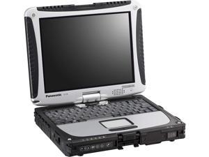 Panasonic Toughbook CF-19, MK6, 10.1" Multi Touchscreen + Digitizer, Rugged Laptop Convertible Tablet, Intel Core i5-3320M @2.60GHz, 8GB, 128GB SSD, GPS, Hand Strap, Backlit Keyboard, Windows 10 Pro