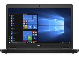 Dell Latitude 5480, Business Laptop, Intel Core i5-7200U @ 2.50GHz, 14" HD Anti-Glare Display, 8GB, 256GB M.2 SATA SSD, Webcam, USB-C, Windows 10 Pro