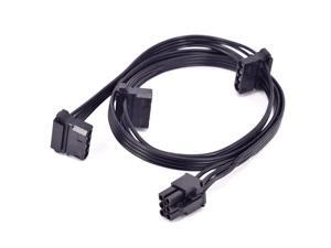 PCIe 6Pin to 3 Peripheral 4Pin Molex Power Cable GPU 6 Pin to IDE for CORSAIR CX850M CX750M CX600M CX500M CX430M Modular PSU PCIe 6Pin to 3 Peripheral 4Pin Molex Power Cable GPU 6 Pin to IDE for CORSAIR CX850M CX750M CX600M CX500M CX430M Modular PSU
