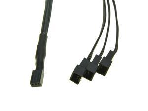 12V 3Pin Fan PWM 1 to 3 way Power supply Extension Cable Y Splitter Port Multiplier Computer PC Cooling 22AWG wire 12V 3Pin Fan PWM 1 to 3 way Power supply Extension Cable Y Splitter Port Multiplier Computer PC Cooling 22AWG wire