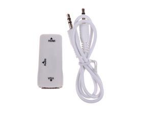 HDMI to VGA Converter Adapter 1080P With Audio Cable For PC TV HDMI to VGA Converter Adapter 1080P With Audio Cable For PC TV