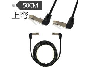 0.5m RJ45 Upward Male to Upward Male 90 Degree Cat 5 Ethernet Cable Cord (UpUp Male) 0.5m RJ45 Upward Male to Upward Male 90 Degree Cat 5 Ethernet Cable Cord (UpUp Male)