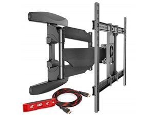 mountio heavy duty full motion articulating tilt swivel tv wall mount extension universal bracket for 4070 flat screen led oled qled televisions mountio heavy duty full motion articulating tilt swivel tv wall mount extension universal bracket for 4070 flat screen led oled qled televisions