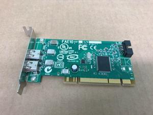 Dell 0J886H Low Profile 2 Port & Internal Header PCI Firewire Card FAE10 AM1 Dell 0J886H Low Profile 2 Port & Internal Header PCI Firewire Card FAE10 AM1