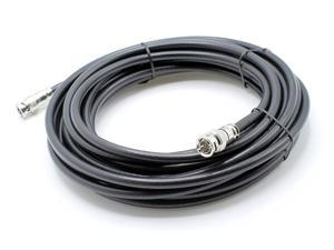 HD SDI Cable | Black Coaxial BNC Male to Male 150ft | 75 Ohm 3Gbps