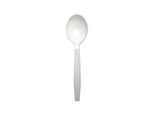 Heavyweight Polypropylene Cutlery, Soup Spoon, White, 1000/Carton SOUPHWPPWH Heavyweight Polypropylene Cutlery, Soup Spoon, White, 1000/Carton SOUPHWPPWH