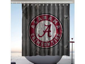 Alabama Crimson Tide 02 Fans Bath Shower Curtain 66x72 Inch Alabama Crimson Tide 02 Fans Bath Shower Curtain 66x72 Inch