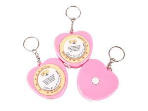 1.5M Plastic Ruler Mini Retractable Measuring Tape Measure Measurement Woodworking Tools Plactic Tape Ruler Metric Keychain