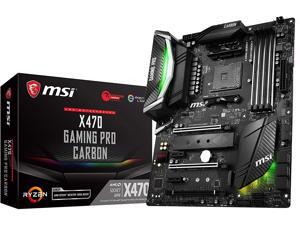 MSI X470 GAMING PRO CARBON Desktop Motherboard - AMD Chipset - Socket AM4 MSI X470 GAMING PRO CARBON Desktop Motherboard - AMD Chipset - Socket AM4