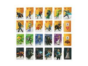 24pcs Full Set The Legend of Zelda Breath of the Wild/Hyrule Warriors: Age of Calamity NFC TAG Amiibo Cards for Nintendo Switch 24pcs Full Set The Legend of Zelda Breath of the Wild/Hyrule Warriors: Age of Calamity NFC TAG Amiibo Cards for Nintendo Switch