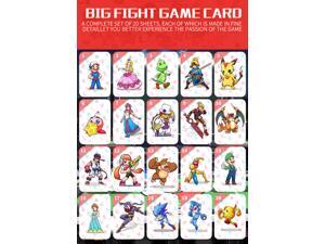 20PCS Super Smash Bros Amiibo NFC TAG Cards for NS Switch, Wii U, New3DS with Free Leather Case 20PCS Super Smash Bros Amiibo NFC TAG Cards for NS Switch, Wii U, New3DS with Free Leather Case