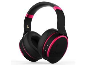 SHOPIFY-E8 PERFECT QUIET ACTIVE NOISE CANCELLING BLUETOOTH HEADPHONES, ROSE PINK