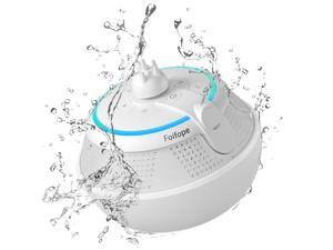 Foifope Waterproof Bluetooth Speaker,Foifope Shower Speakers Portable Floating Bluetooth Wireless Waterproof Fountain Pool Speakers with Lights for Hot Tub Outdoor Bathroom Kids (White)