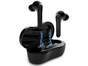 True Wireless Earbuds, Meidong Bluetooth Earbuds Headphones V5.0 KY06 in-Ear Earphones with Premium Sound Deep Bass Smart Touch Control Built-in Mic Waterproof IPX6 Rechargeable Charging Case Single