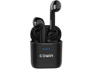 COWIN KY07 Wireless Earbuds Bluetooth 5.0 Earbuds True Wireless Earbuds with Mic Bluetooth Headphones Premium Sound Deep Bass 30H Playtime IPX6 for Sport (Charging Case Included), Black
