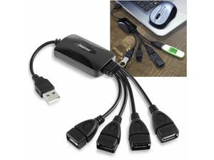 4 Port USB 2.0 High Speed Hub Octopus Splitter 480 Mbps for PC Laptop Notebook 4 Port USB 2.0 High Speed Hub Octopus Splitter 480 Mbps for PC Laptop Notebook