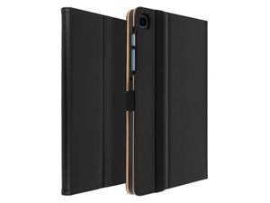 Protective Cover Samsung Galaxy Tab S6 Lite Leather Satin Black Protective Cover Samsung Galaxy Tab S6 Lite Leather Satin Black