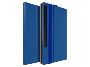 Back cover Samsung Galaxy Tab S7 11.0 in satin leather with stand function Blue Back cover Samsung Galaxy Tab S7 11.0 in satin leather with stand function Blue