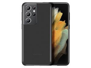 Case Galaxy S21 Ultra Ultra Soft-touch Original Leather Cover black Case Galaxy S21 Ultra Ultra Soft-touch Original Leather Cover black