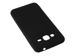TPU soft case, matte back cover for Samsung Galaxy J3 - Black