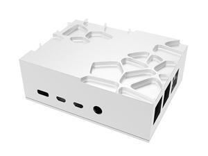 Akasa Gem Pro | Raspberry Pi 4 Passive Cooling Case | Prime Silver Aluminum Raspberry Pi Fanless Housing | Powerful & Ultra Quiet | Compatible with Raspberry Pi 4 Model B | A-RA09-M2S Akasa Gem Pro | Raspberry Pi 4 Passive Cooling Case | Prime Silver Aluminum Raspberry Pi Fanless Housing | Powerful & Ultra Quiet | Compatible with Raspberry Pi 4 Model B | A-RA09-M2S