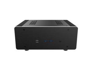 Akasa Maxwell Pro | HTPC Media Center Fanless Case for Mini ITX | Efficient Cooling & Truly Silent | 100% Aluminum Body & Thermal Kit, Copper Heatpipe | Compatible with Intel AMD Boards | A-ITX48-M1B