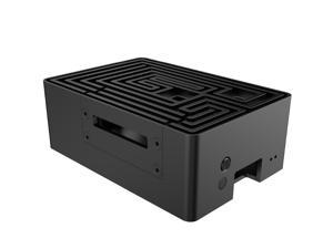 Akasa Maze Pro | Raspberry Pi 4 Case | Pure Aluminium Heatsink & Embedded Cores | Removable GPIO Slot & Power Button | Fanless Passive Cooling Case | Designed for Raspberry Pi 4 Model B | A-RA10-M2B