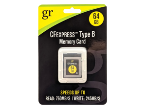Gigaram 64GB CFexpress Card Type B r760MB/s w245MB/s CF Express Memory Card