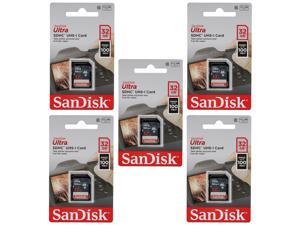 SanDisk Kit of Qty 5 x SanDisk Ultra 32GB SDHC SDSDUNR-032G-GN3IN SanDisk Kit of Qty 5 x SanDisk Ultra 32GB SDHC SDSDUNR-032G-GN3IN