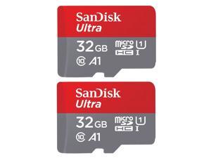 SanDisk Kit of Qty 2 x SanDisk Ultra 32GB microSDHC SDSQUA4-032G-GN6MA