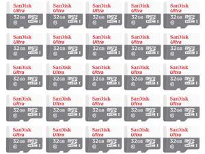 SanDisk Kit of Qty 25 x SanDisk Ultra 32GB microSDHC SDSQUNR-032G-GN3MN