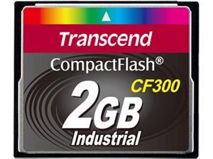 Transcend TS2GCF300I CAP 2GB 50p CF CompactFlash Card Industrial 300x Clam