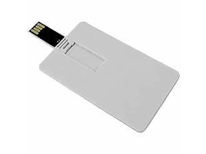Gigaram UDF397-16GB-LI BVP 16GB USB 2.0 Flash Drive Rectangular Credit Card White PE Bag