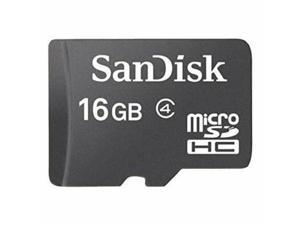 SanDisk 16GB microSDHC Class 4 SDSDQAB-016G Memory Card (10 Pack) with SD Adapters, Plastic Cases and 1 Reader