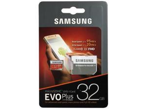 SAMSUNG EVO Plus 32GB microSDHC Flash Card with Adapter Model MB-MC32GA/APC