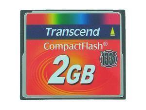 Transcend TS2GCF133 CBF 2GB 50p CF 50MB/s 133x Compact Flash Card