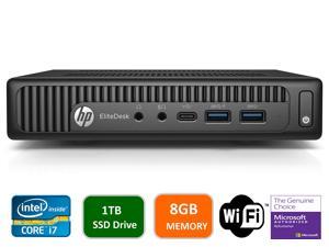 Refurbished: HP EliteDesk 800 G4 Desktop Mini PC, Intel Six Core