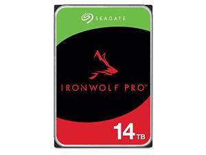 Seagate IronWolf Pro 14 TB NAS RAID Internal Hard Drive - 7,200 RPM SATA 6 Gb/s 3.5-inch (ST14000NE0008) (ST14000NE0008)