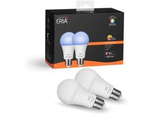AduroSmart ERIA Colors + White Smart Light Bulb A19 (hub required) 16 Million Colors and Tunable White 2000-6500K Dimmable, works with Alexa/ Echo Plus/ Eria / Hue / Google Assistant AduroSmart ERIA Colors + White Smart Light Bulb A19 (hub required) 16 Million Colors and Tunable White 2000-6500K Dimmable, works with Alexa/ Echo Plus/ Eria / Hue / Google Assistant