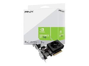 PNY NVIDIA GeForce GT 710 2GB DDR3 VGA/DVI/HDMI Low Profile PCI-Express Video Card PNY NVIDIA GeForce GT 710 2GB DDR3 VGA/DVI/HDMI Low Profile PCI-Express Video Card